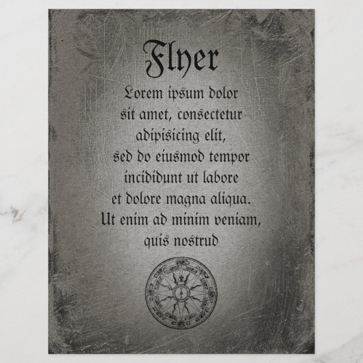 Oude kompasroos flyer (Achterkant)