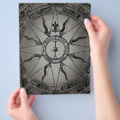 Oude kompasroos flyer (Hand)