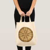 Oude kompasroos tote bag (Voorkant (product))