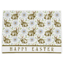 Oude Konijn Bloemen Mooie Pasen