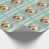 Oude Konijn En Pasen Ei Cadeaupapier (Hoek)