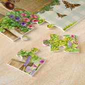 Oude Konijn En Pasen Ei Legpuzzel (Zijkant)
