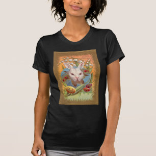 Oude Konijn In Paasei Pasen Kaart T-shirt