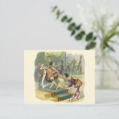  oude koning Cole Nursery Rhyme Poem Song Briefkaart (Staand voorkant)