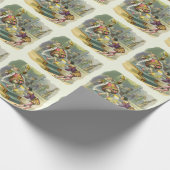  oude koning Cole Nursery Rhyme Poem Song Cadeaupapier (Hoek)