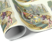  oude koning Cole Nursery Rhyme Poem Song Cadeaupapier (Rol Hoek)