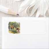  oude koning Cole Nursery Rhyme Poem Song Etiket (Insitu)