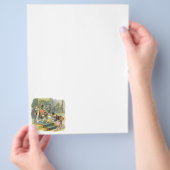  oude koning Cole Nursery Rhyme Poem Song Flyer (Hand)