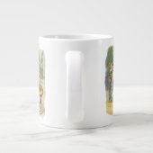  oude koning Cole Nursery Rhyme Poem Song Grote Koffiekop (Achterkant)