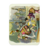 oude koning Cole Nursery Rhyme Poem Song Magneet (Verticaal)