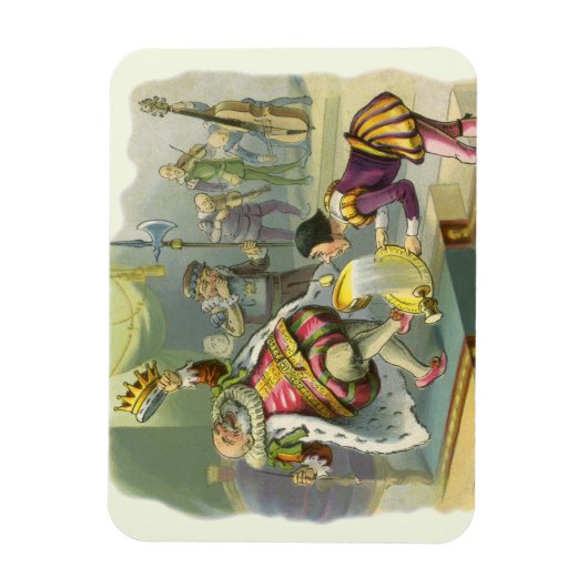  oude koning Cole Nursery Rhyme Poem Song Magneet (Verticaal)