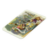 oude koning Cole Nursery Rhyme Poem Song Magneet (Linkerzijde)