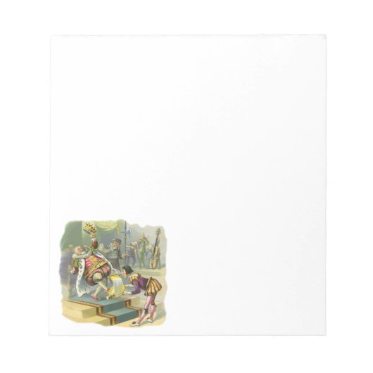  oude koning Cole Nursery Rhyme Poem Song Notitieblok (Voorkant)