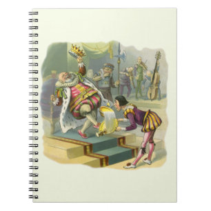  oude koning Cole Nursery Rhyme Poem Song Notitieboek