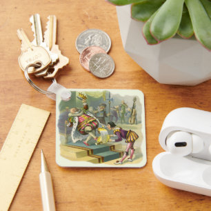  oude koning Cole Nursery Rhyme Poem Song Sleutelhanger