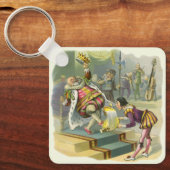  oude koning Cole Nursery Rhyme Poem Song Sleutelhanger (Voorkant)