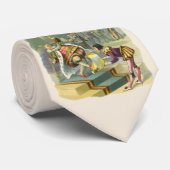  oude koning Cole Nursery Rhyme Poem Song Stropdas (Opgerold)