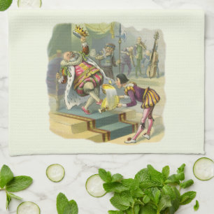  oude koning Cole Nursery Rhyme Poem Song Theedoek