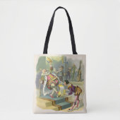  oude koning Cole Nursery Rhyme Poem Song Tote Bag (Voorkant)