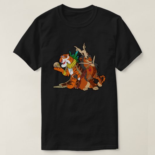 Oude koninginnen uit het verleden - Scar en Shere  T-shirt (Design voorkant)
