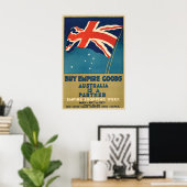 Oude Koop Empire Goederen Poster (Thuiskantoor)