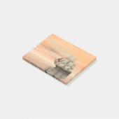 Oude koopvaardijschip op de oceaan - 3D rendering Post-it® Notes (Schuin)