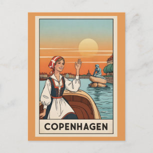 Oude Kopenhagen Denemarken Reis Europa Briefkaart