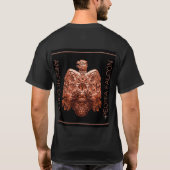 Oude Koperen Peoria Falcon Gerestaureerd t-shirt (Achterkant)