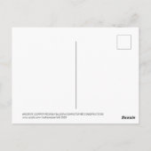 OUDE KOPEREN PEORIA FALCON HERSTELD BRIEFKAART (Achterkant)