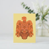 OUDE KOPEREN PEORIA FALCON HERSTELD BRIEFKAART (Staand voorkant)