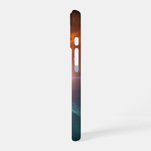 Oude Kosmische Eclips iPhone 16 Hoesje (Linkerkant)