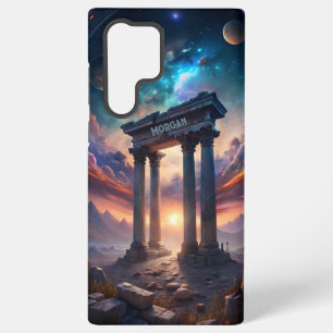 Oude Kosmische Tempel - Fantasy Galaxy Ruïnes Samsung Galaxy Hoesje