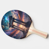 Oude Kosmische Tempel - Fantasy Galaxy Ruïnes Tafeltennisbatje (Zijkant)
