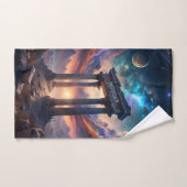 Oude Kosmische Tempel - Fantasy Galaxy Ruins Sport Handdoek (Handdoek)