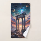 Oude Kosmische Tempel - Fantasy Galaxy Ruins Sport Handdoek (Handdoek)