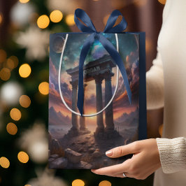 Oude Kosmische Tempel - Fantasy Galaxy Ruins Sport Medium Cadeauzakje