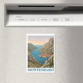 Oude Kotorbaai Montenegro Balkan Landschap Magneet (Insitu (Vaatwasser))