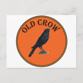 oude kraai briefkaart (Voorkant)