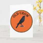 oude kraai kaart (Gele Bloem)