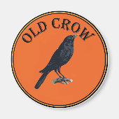 oude kraai magneet (Voorkant)