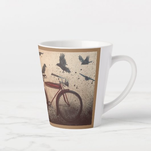 Oude kraaien latte mok (Rechts)