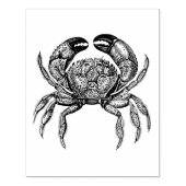 Oude Krab #1 Tekening Rubberstempel (Afrduk)