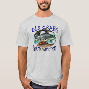 Oude krabben hebben het liefste T-shirt