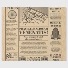 oude krant cadeaupapier