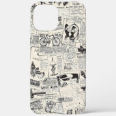 Oude krant Case-Mate iPhone case (Achterkant)