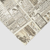 oude krant compositie tissuepapier (Detail)