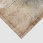 Oude  krant Grungy Green Tissue Paper Tissuepapier (Detail)