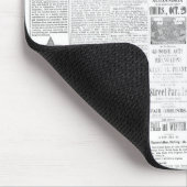 Oude krant Mousepad Muismat (Hoek)