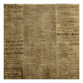 Oude krant poster (Voorkant)