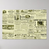 Oude krant poster (Voorkant)